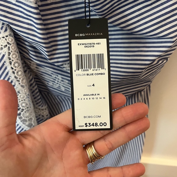 BCBG Maxazria new with tags one shoulder dress - Picture 4 of 4